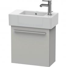 Duravit XL6208L0707 - Duravit X-Large One Door Wall-Mount Vanity Unit Concrete Gray