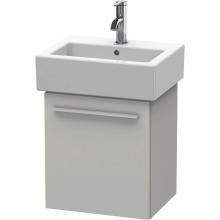 Duravit XL6209L0707 - Duravit X-Large One Door Wall-Mount Vanity Unit Concrete Gray