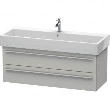 Duravit XL634700707 - Duravit X-Large Wall-Mount Vanity Unit Concrete Gray