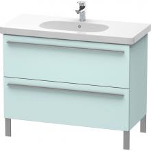 Duravit XL651700909 - Duravit X-Large Floor Standing Vanity Unit  Light Blue Matte