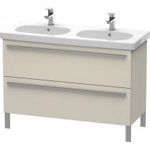 Duravit XL651809191 - Duravit X-Large Two Drawer Floorstanding Vanity Unit Taupe