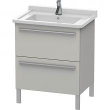 Duravit XL653500707 - Duravit X-Large Two Drawer Floorstanding Vanity Unit Concrete Gray