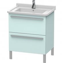 Duravit XL653500909 - Duravit X-Large Floor Standing Vanity Unit  Light Blue Matte