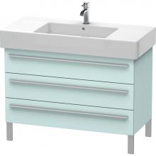 Duravit XL655400909 - Duravit X-Large Floor Standing Vanity Unit  Light Blue Matte