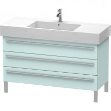 Duravit XL655500909 - Duravit X-Large Floor Standing Vanity Unit  Light Blue Matte