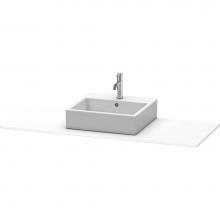 Duravit XS060GM1818 - Duravit XSquare Console with One Sink Cut-Out White