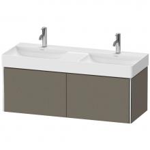 Duravit XS406409090 - Duravit XSquare Vanity Unit Wall-Mounted  Flannel Gray Satin Matte