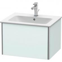 Duravit XS407100909 - Duravit XSquare Vanity Unit Wall-Mounted  Light Blue Matte