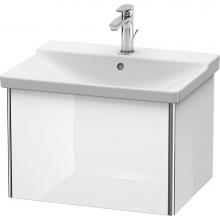 Duravit XS408002222 - Duravit XSquare Vanity Unit Wall-Mounted  White High Gloss