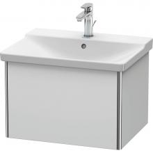 Duravit XS408003636 - Duravit XSquare Vanity Unit Wall-Mounted  White Satin Matte