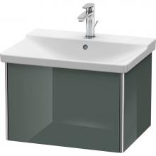 Duravit XS408003838 - Duravit XSquare Vanity Unit Wall-Mounted  Dolomiti Gray High Gloss