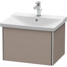 Duravit XS408004343 - Duravit XSquare Vanity Unit Wall-Mounted  Basalt Matte