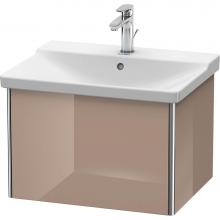 Duravit XS408008686 - Duravit XSquare Vanity Unit Wall-Mounted  Cappuccino High Gloss