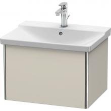 Duravit XS408009191 - Duravit XSquare Vanity Unit Wall-Mounted  Taupe Matte