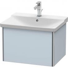 Duravit XS408009797 - Duravit XSquare Vanity Unit Wall-Mounted  Light Blue Satin Matte