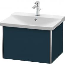 Duravit XS408009898 - Duravit XSquare Vanity Unit Wall-Mounted  Night Blue Satin Matte