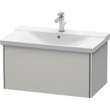 Duravit XS408100707 - Duravit XSquare Vanity Unit Wall-Mounted  Concrete Gray Matte