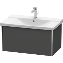 Duravit XS408104949 - Duravit XSquare Vanity Unit Wall-Mounted  Graphite Matte