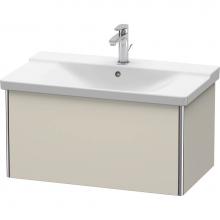 Duravit XS408109191 - Duravit XSquare Vanity Unit Wall-Mounted  Taupe Matte