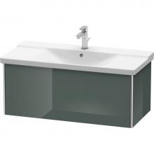 Duravit XS408203838 - Duravit XSquare Vanity Unit Wall-Mounted  Dolomiti Gray High Gloss