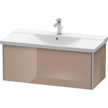 Duravit XS408208686 - Duravit XSquare Vanity Unit Wall-Mounted  Cappuccino High Gloss