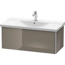 Duravit XS408208989 - Duravit XSquare Vanity Unit Wall-Mounted  Flannel Gray High Gloss