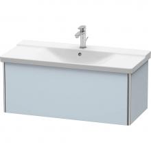 Duravit XS408209797 - Duravit XSquare Vanity Unit Wall-Mounted  Light Blue Satin Matte