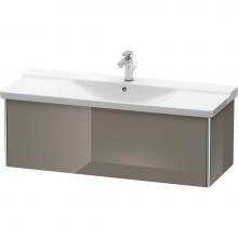 Duravit XS408308989 - Duravit XSquare Vanity Unit Wall-Mounted  Flannel Gray High Gloss