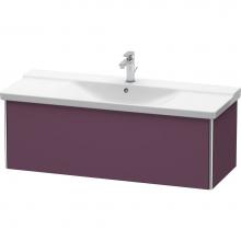 Duravit XS408309494 - Duravit XSquare Vanity Unit Wall-Mounted  Aubergine Satin Matte