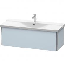 Duravit XS408309797 - Duravit XSquare Vanity Unit Wall-Mounted  Light Blue Satin Matte