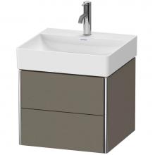 Duravit XS416009090 - Duravit XSquare Vanity Unit Wall-Mounted  Flannel Gray Satin Matte