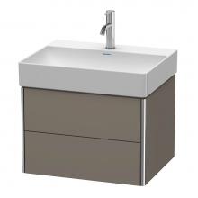 Duravit XS416109090 - Duravit XSquare Vanity Unit Wall-Mounted  Flannel Gray Satin Matte