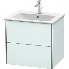 Duravit XS417100909 - Duravit XSquare Vanity Unit Wall-Mounted  Light Blue Matte