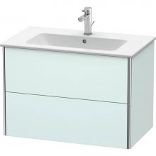 Duravit XS417200909 - Duravit XSquare Vanity Unit Wall-Mounted  Light Blue Matte