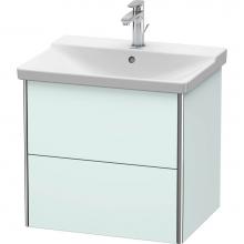 Duravit XS418000909 - Duravit XSquare Vanity Unit Wall-Mounted  Light Blue Matte