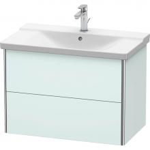 Duravit XS418100909 - Duravit XSquare Vanity Unit Wall-Mounted  Light Blue Matte