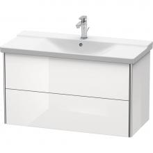 Duravit XS418202222 - Duravit XSquare Vanity Unit Wall-Mounted  White High Gloss