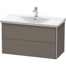 Duravit XS418209090 - Duravit XSquare Vanity Unit Wall-Mounted  Flannel Gray Satin Matte