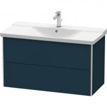 Duravit XS418209898 - Duravit XSquare Vanity Unit Wall-Mounted  Night Blue Satin Matte