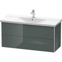 Duravit XS418303838 - Duravit XSquare Vanity Unit Wall-Mounted  Dolomiti Gray High Gloss