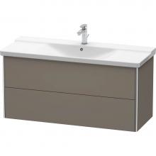 Duravit XS418309090 - Duravit XSquare Vanity Unit Wall-Mounted  Flannel Gray Satin Matte