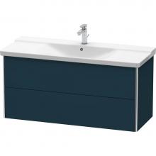 Duravit XS418309898 - Duravit XSquare Vanity Unit Wall-Mounted  Night Blue Satin Matte