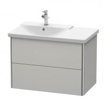 Duravit XS418400707 - Duravit XSquare Vanity Unit Wall-Mounted  Concrete Gray Matte