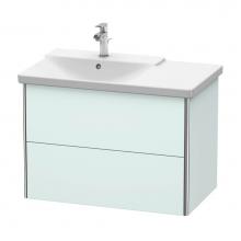 Duravit XS418400909 - Duravit XSquare Vanity Unit Wall-Mounted  Light Blue Matte