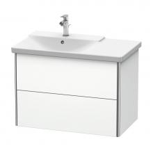 Duravit XS418401818 - Duravit XSquare Vanity Unit Wall-Mounted  White Matte