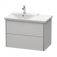 Duravit XS418403939 - Duravit XSquare Vanity Unit Wall-Mounted  Nordic White Satin Matte