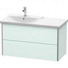 Duravit XS418500909 - Duravit XSquare Vanity Unit Wall-Mounted  Light Blue Matte