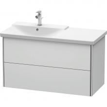 Duravit XS418503636 - Duravit XSquare Vanity Unit Wall-Mounted  White Satin Matte