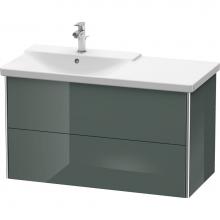 Duravit XS418503838 - Duravit XSquare Vanity Unit Wall-Mounted  Dolomiti Gray High Gloss