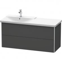 Duravit XS418604949 - Duravit XSquare Vanity Unit Wall-Mounted  Graphite Matte